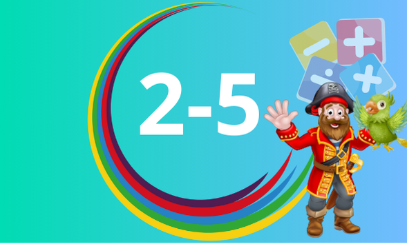 Honba za pokladem - úniková hra - násobení 2-5